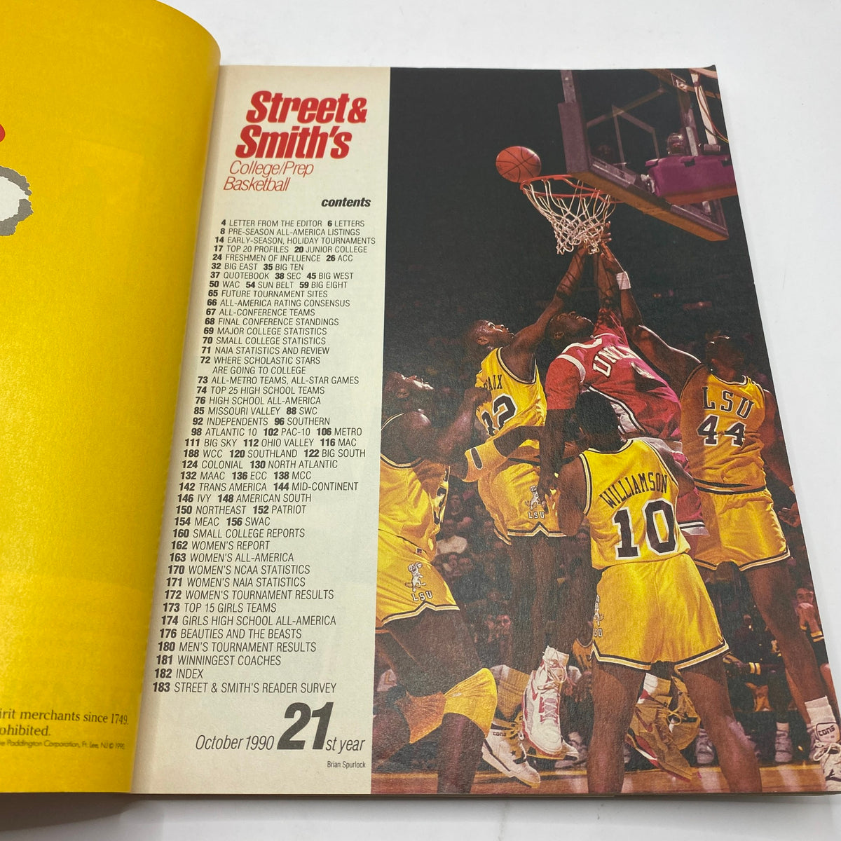 Street & Smith's College/Prep Basketball 1990-1991 Bobby Hurley No Label