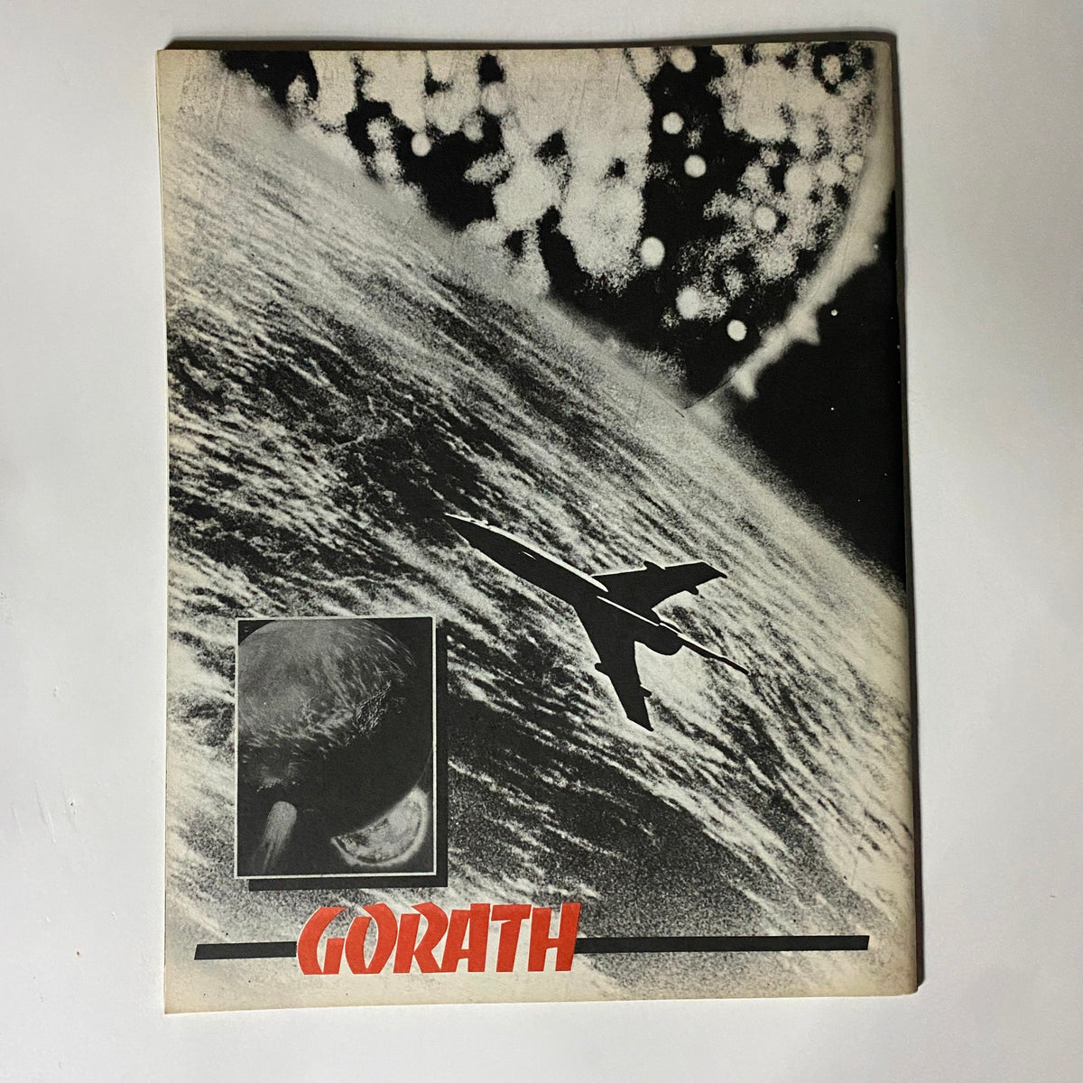 Cover page of the VTG Japanese Fantasy Film Journal 1983 No. 15 The Toho Legacy, featuring the title 'GORATH' and a dramatic depiction of space.