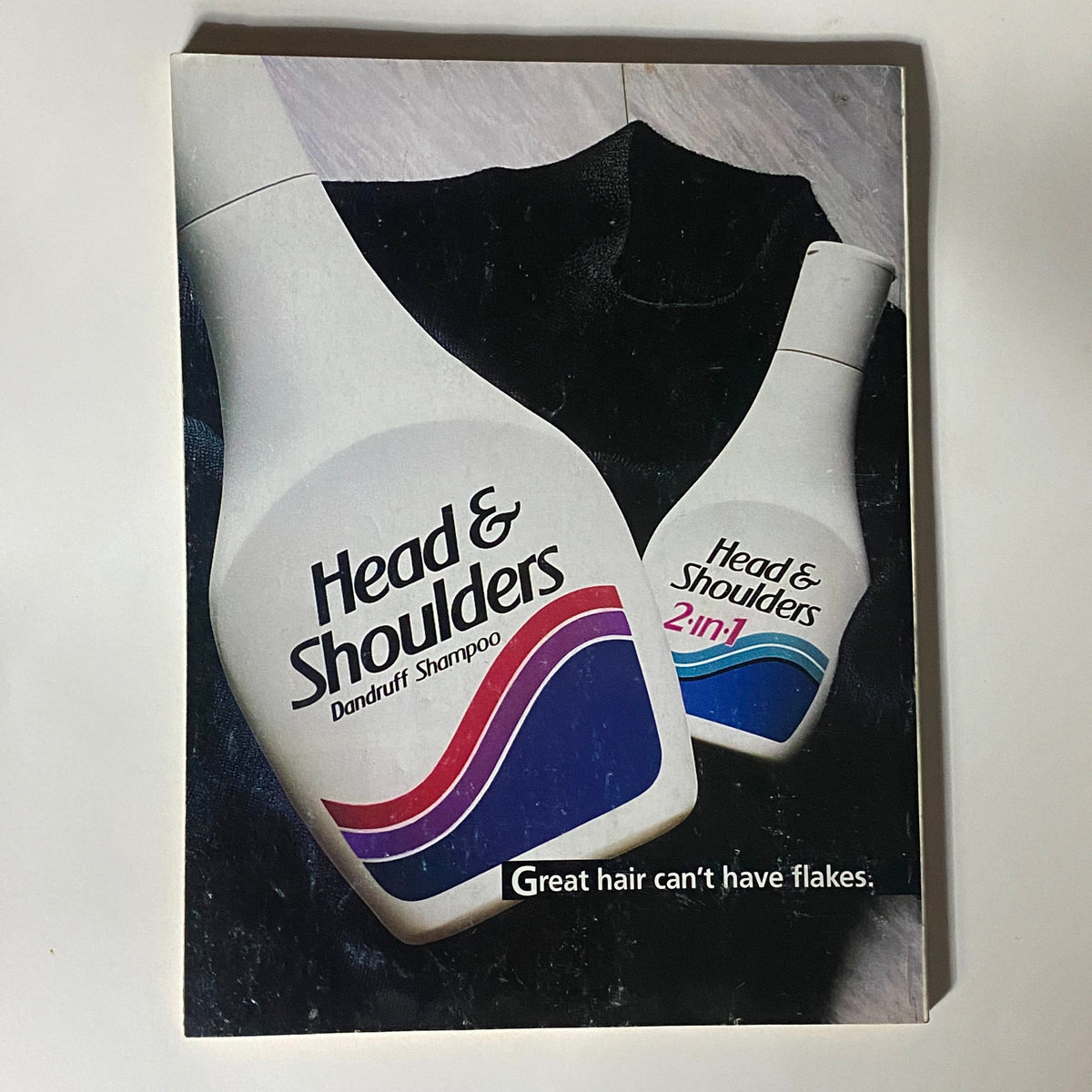Cover of Street & Smith's Pro Basketball Magazine 1993-1994 featuring Head & Shoulders Shampoo advertisement, highlighting the product's effectiveness with the tagline 'Great hair can't have flakes.'