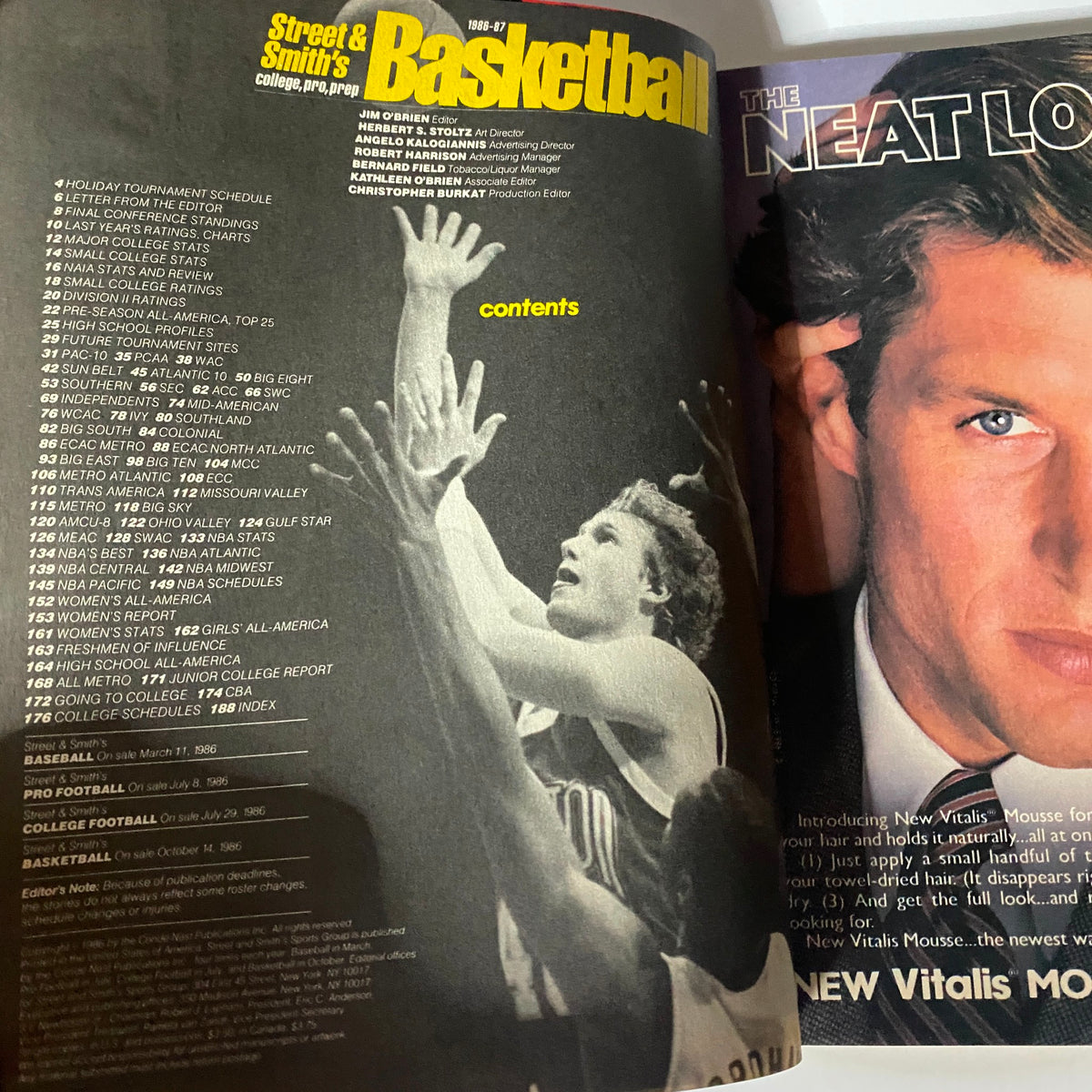 Street & Smith's College, Pro, Prep Basketball 1986-1987 Kenny Smith No Label