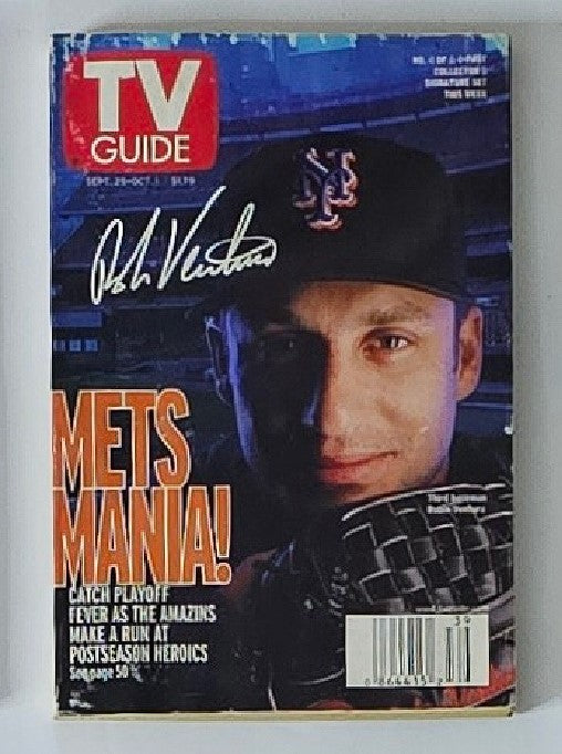 TV Guide Magazine from September 25, 1999, featuring Robin Ventura on the cover, highlighting 'METS MANIA!' with a focus on the New York Mets and their playoff aspirations.