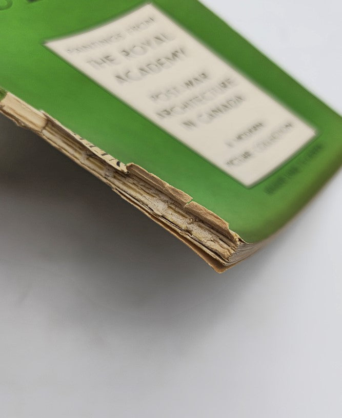 Side view of VTG The London Studio Magazine August 1932, showing wear and tear on the spine, highlighting its vintage nature.