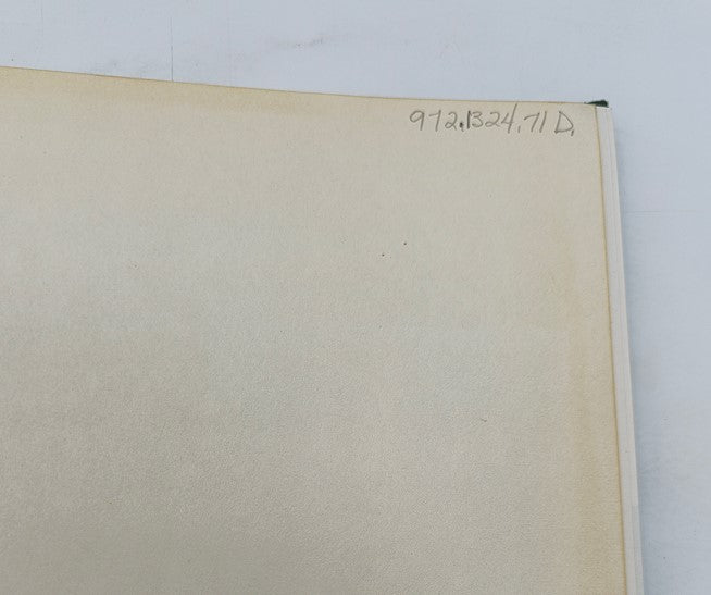 Interior view of VTG Horizon Magazine of Art March 1959 Vol 1 #4 Rubble Colors, displaying the upper corner with hand-written notes.