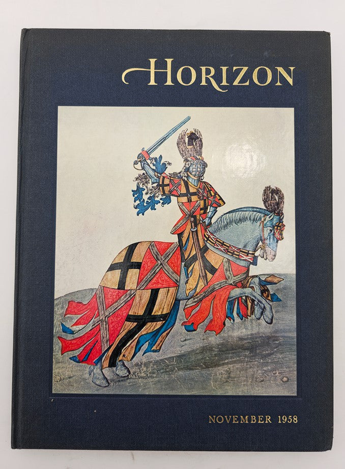 Cover of VTG Horizon Magazine of Art September 1958 featuring artwork related to the 'Lord of Gruthuyse'.