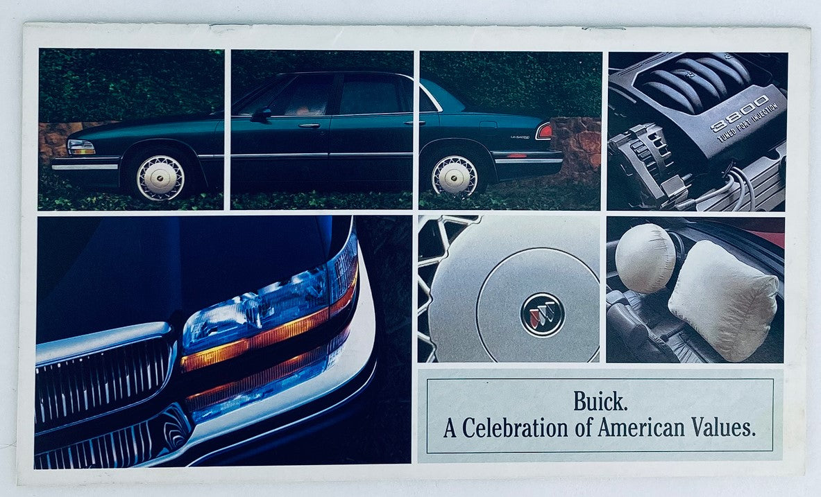 80s 90s Buick Full Line Dealer Showroom Sales Brochure Guide Catalog