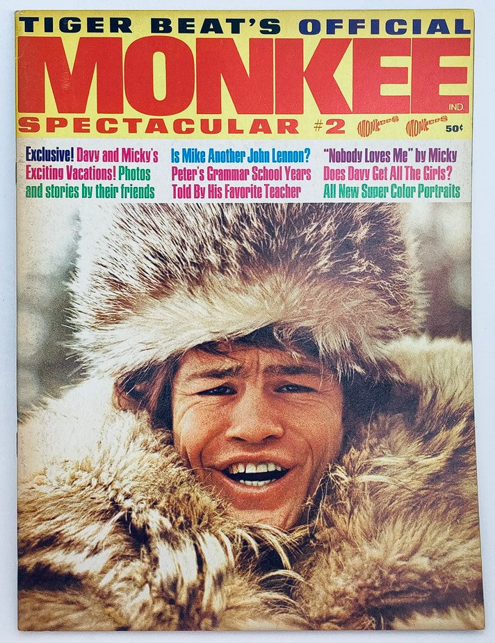 VTG Tiger Beat Magazine May 1967 cover featuring The Monkees, showcasing exclusive features and vibrant visuals, iconic pop culture collectible.