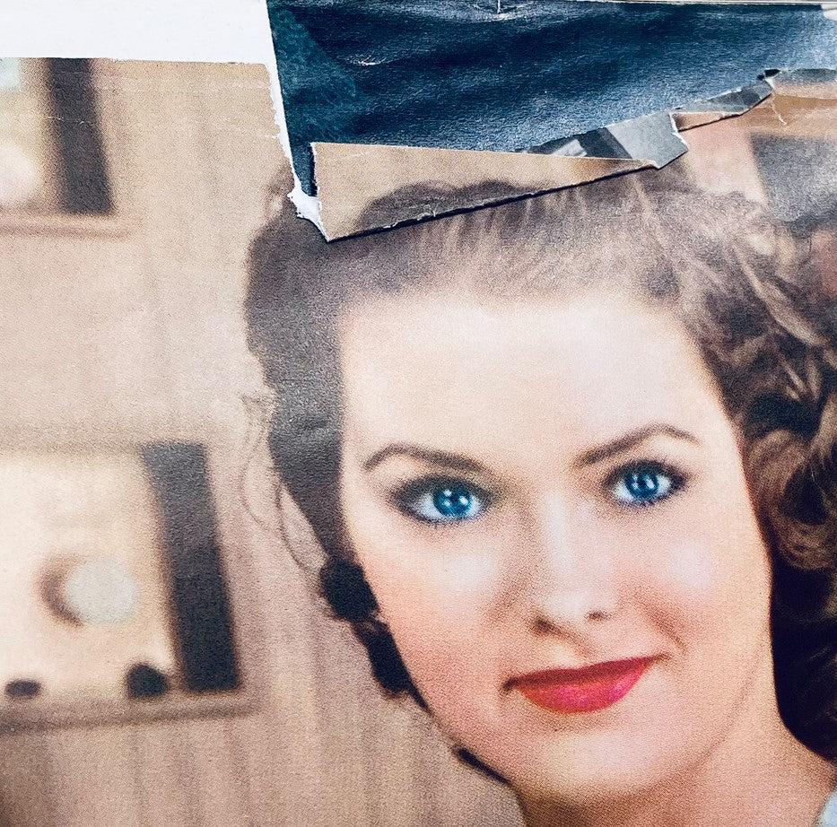 Detailed image of Judy Lee Tomerlin from the centerfold of VTG Playboy Magazine June 1958, showcasing vintage photography.