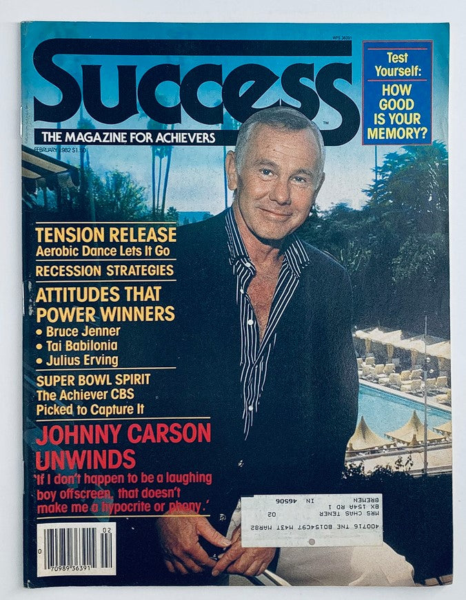 Success Magazine Feb 1982 Johnny Carson
