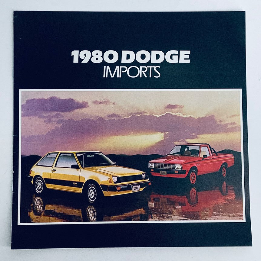 1980 Dodge Imports Dealer Showroom Sales Brochure Guide Catalog