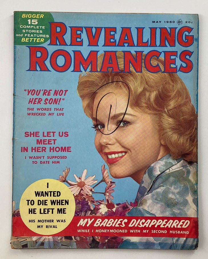 Cover of VTG Revealing Romances May 1960 No. 120 titled 'My Babies Disappeared'. Features a blonde woman smiling, with bold text highlighting dramatic romance stories.