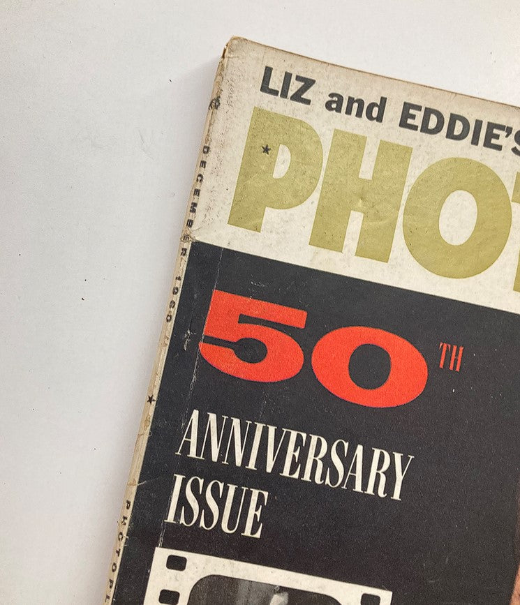 Cover of VTG Photoplay Magazine December 1960 featuring the title and highlighting its 50th Anniversary Issue.