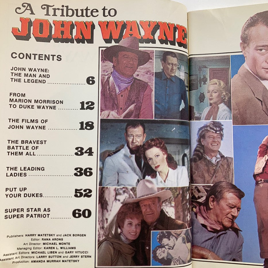 Vintage Platinum Magazine 1979 No. 5 A Tribute To John Wayne No Label