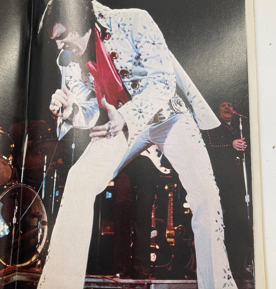 Vintage 1977 The Complete Elvis Presley Magazine w Poster No Label