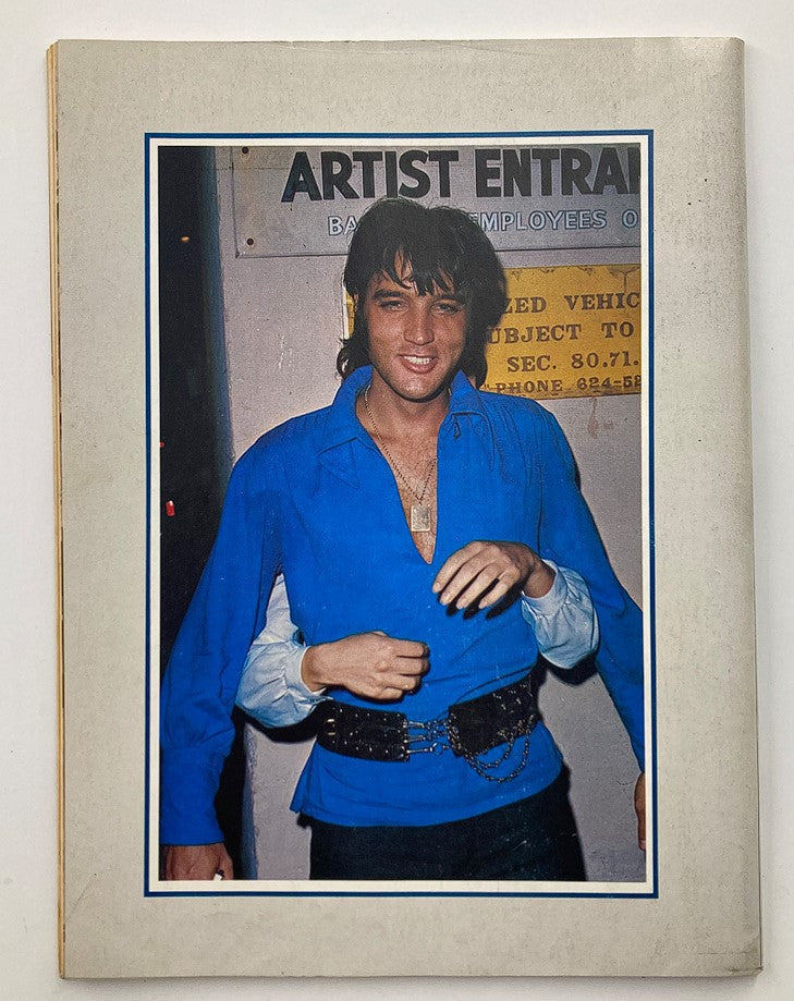 Vintage 1977 The Complete Elvis Presley Magazine w Poster No Label