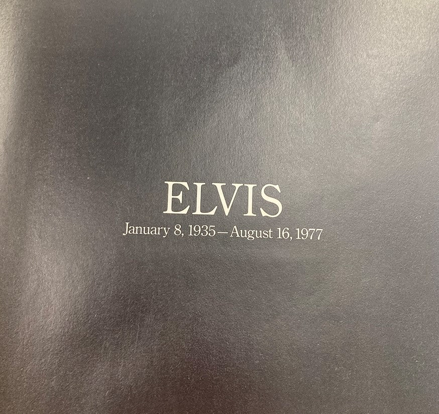 Elvis tribute page from the December 1977 issue of Country Music Magazine, Volume 7, Issue #3, highlighting the legacy of Elvis Presley with notable dates.