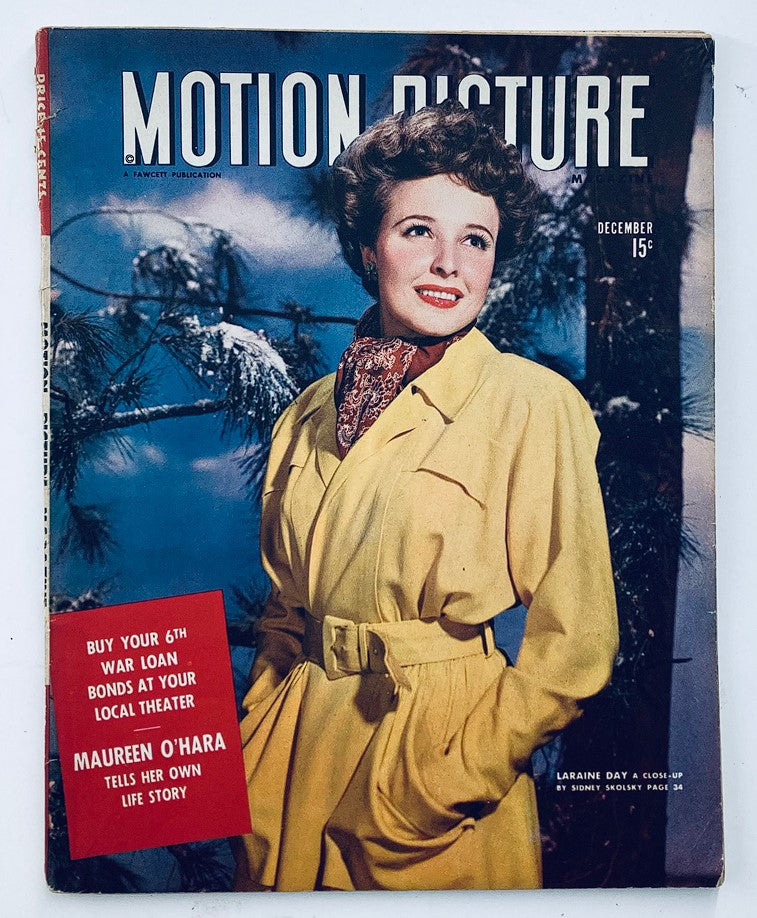 Vintage Motion Picture Magazine December 1944 Vol 68 #5 Laraine Day No Label