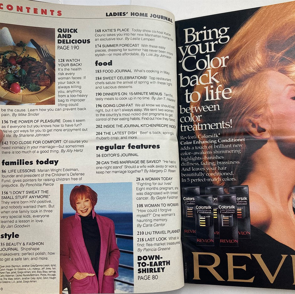 Ladies' Home Journal Magazine May 1994 Jackie and John F. Kennedy Jr.