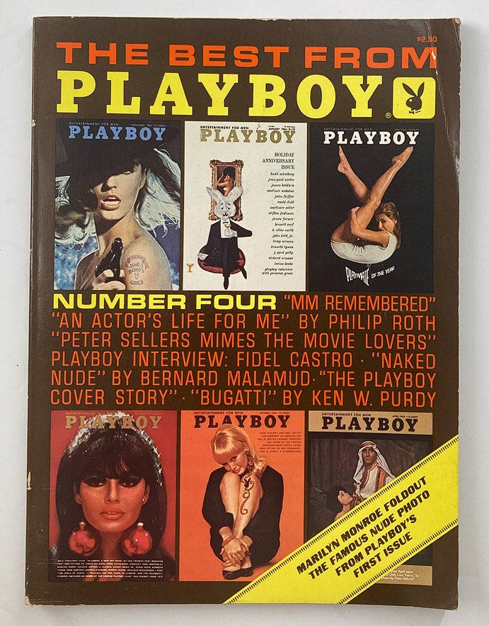 Cover of Playboy Magazine 1970 No. 4 featuring Marilyn Monroe, showcasing the iconic vintage magazine design with bold colors and headlines.