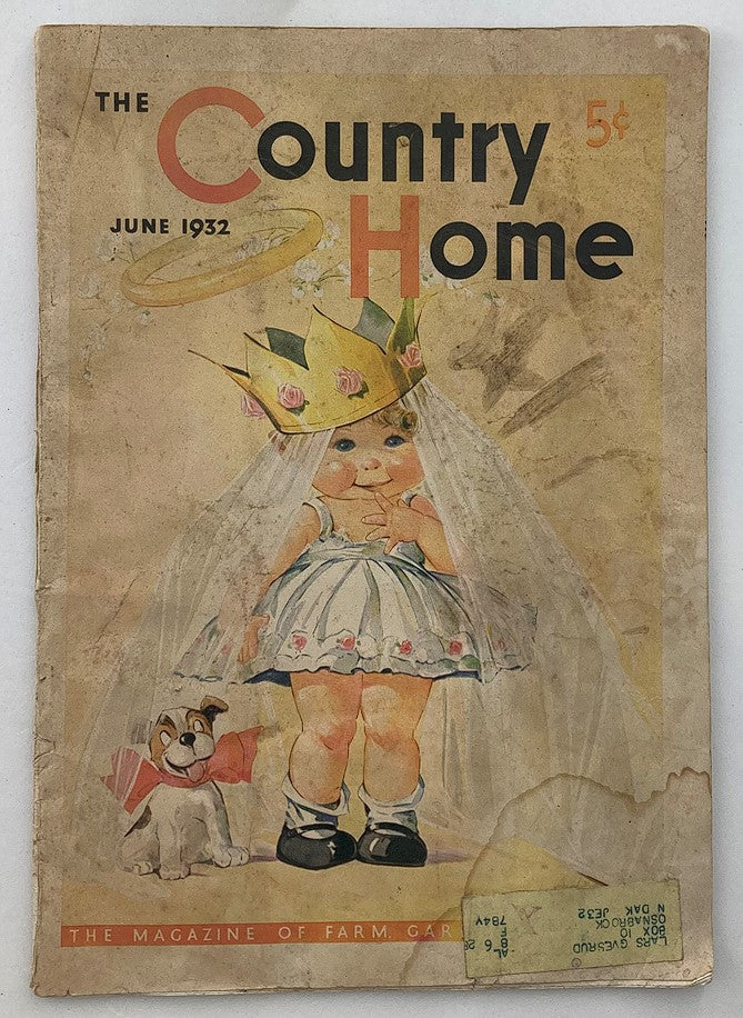 Vintage The Country Home Magazine June 1932 When Days Are Fair and Warmer