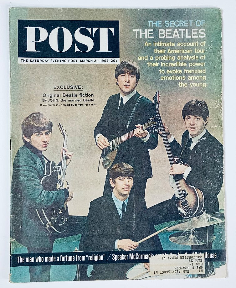 The Saturday Evening Post Magazine March 21 1964 No. 11 The Beatles Secret