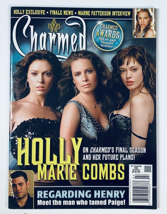 Cover of Charmed Magazine June 2006 #11 featuring Holly Marie Combs and cast, showcasing the enchanting world of the TV series.