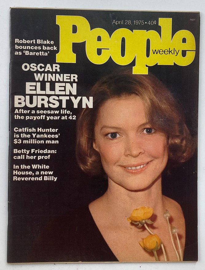 Vintage People Weekly Magazine April 28 1975 Vol 3 #16 Ellen Burstyn No Label