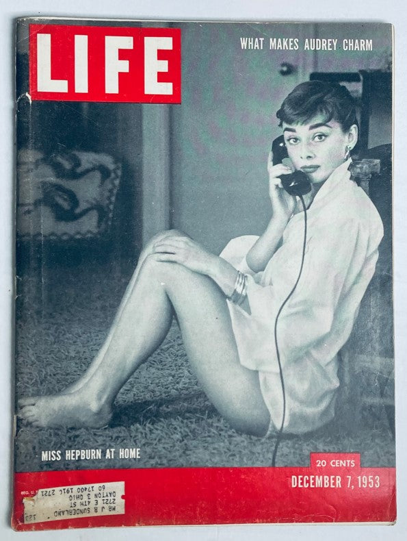 Life Magazine December 7 1953 What Makes Audrey Hepburn Charm