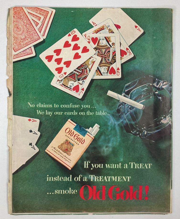 Cover page of VTG Collier's Magazine March 10 1951 Vol 127 No. 10 featuring an advertisement for Old Gold cigarettes.