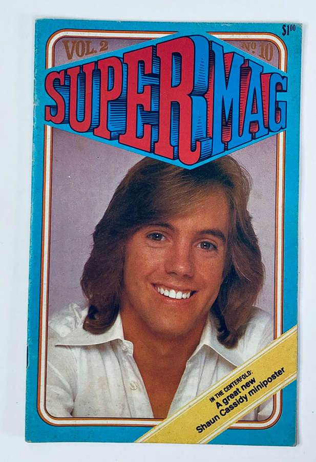 Cover of VTG SuperMag Magazine Vol 2 No. 10 featuring a smiling male model with long hair.