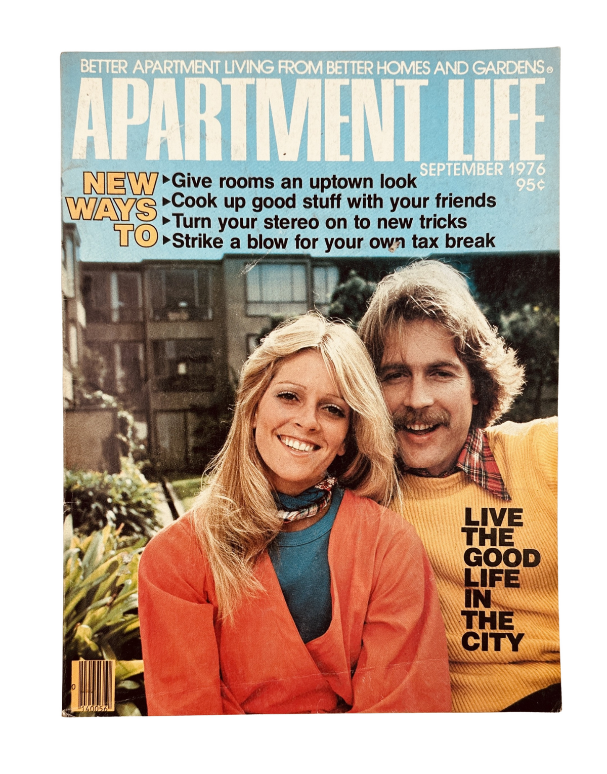 Apartment Life Magazine September 1976 Urban Living Decor Travel Food VG