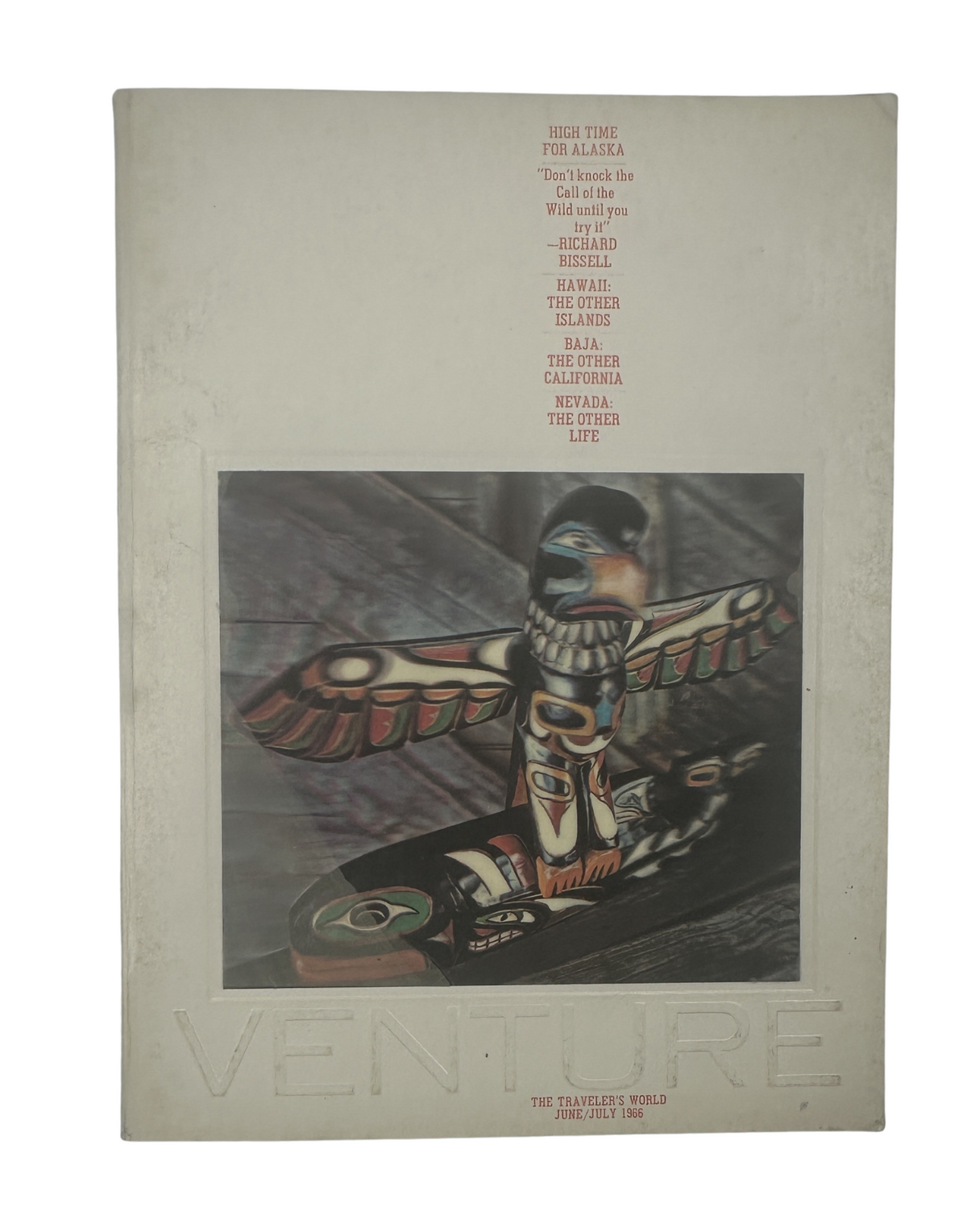 Venture Magazine June/July 1966 Alaska Hawaii Baja Nevada Travel