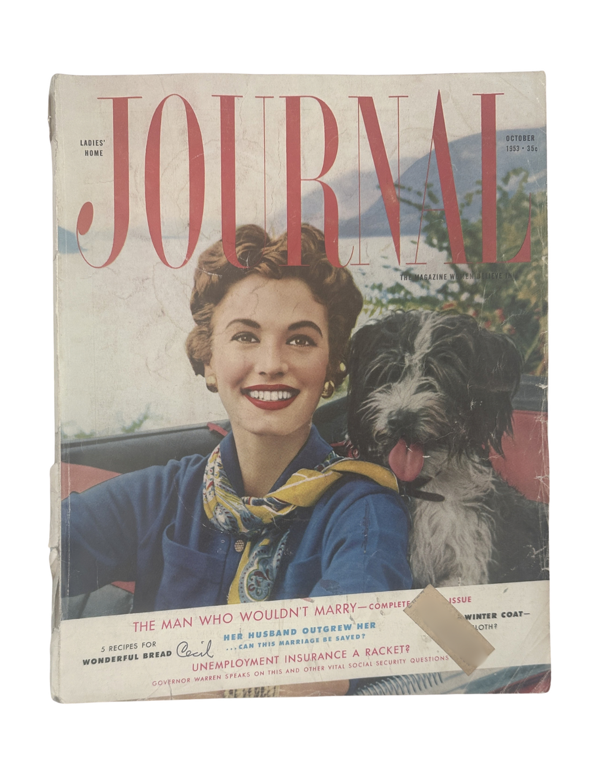 Ladies' Home Journal Magazine October 1953 Rumer Godden, Dorothy Thompson