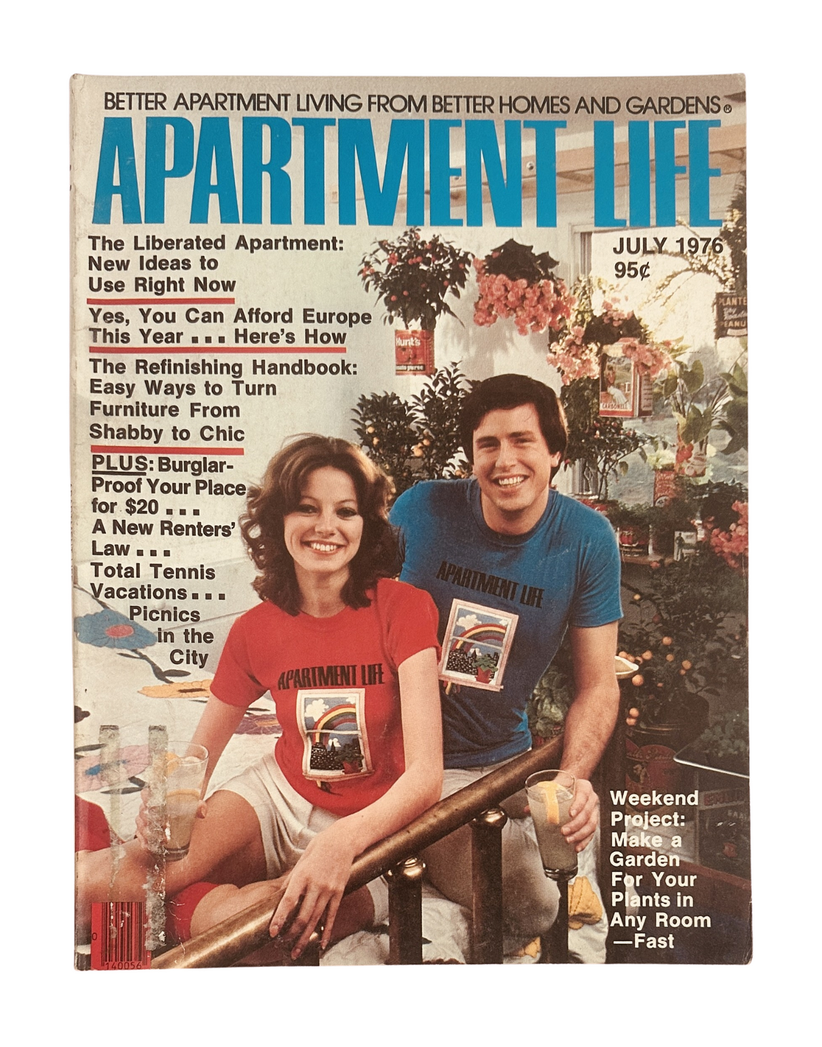Apartment Life Magazine July 1976 Europe Travel Refinishing Handbook VG