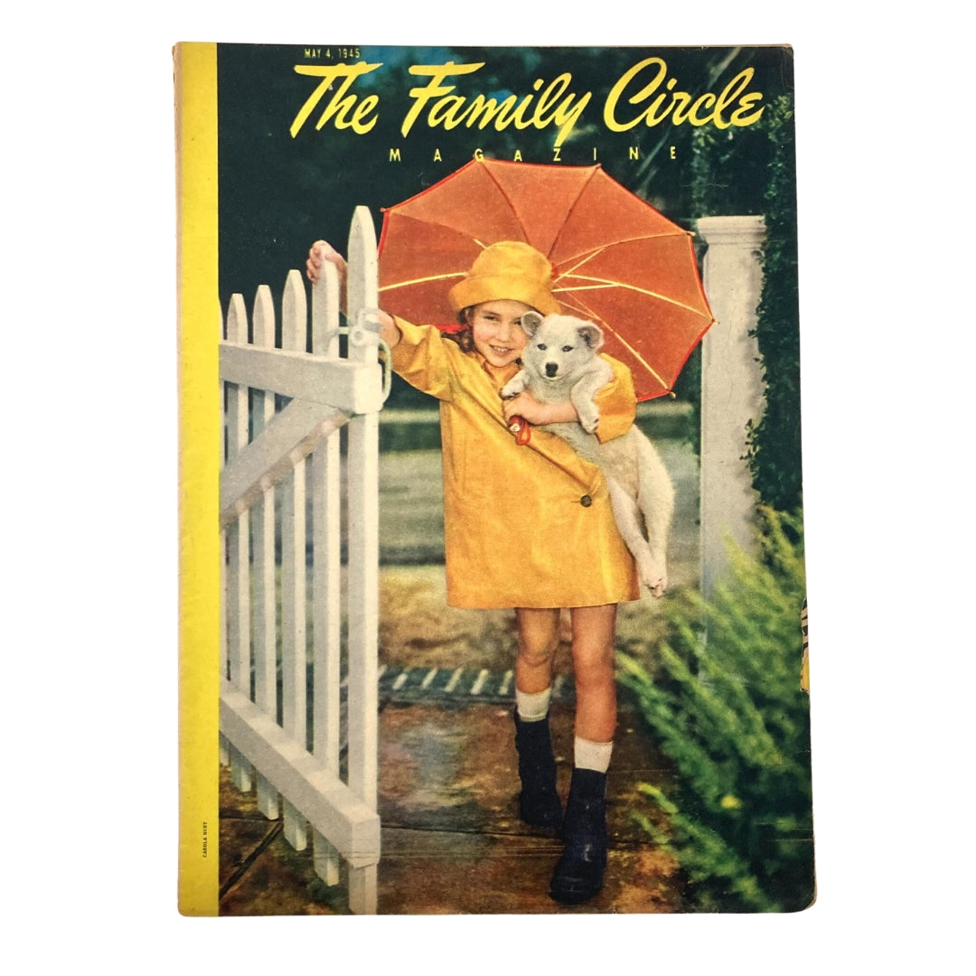 Vintage The Family Circle Magazine May 4 1945 Laundress to Captain Ankeny No Label