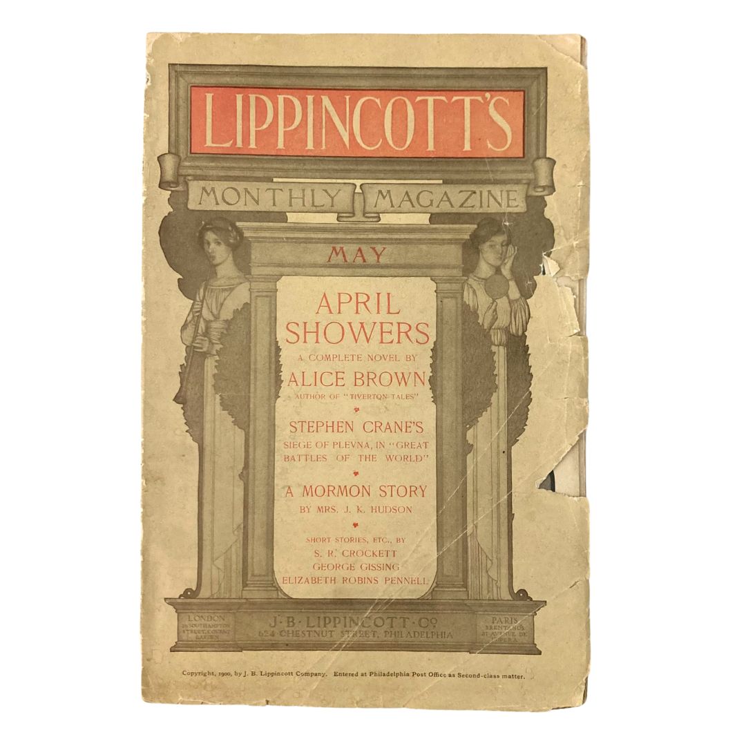 Lippincott's Magazine May 1900 April Showers by Alice Brown No Label